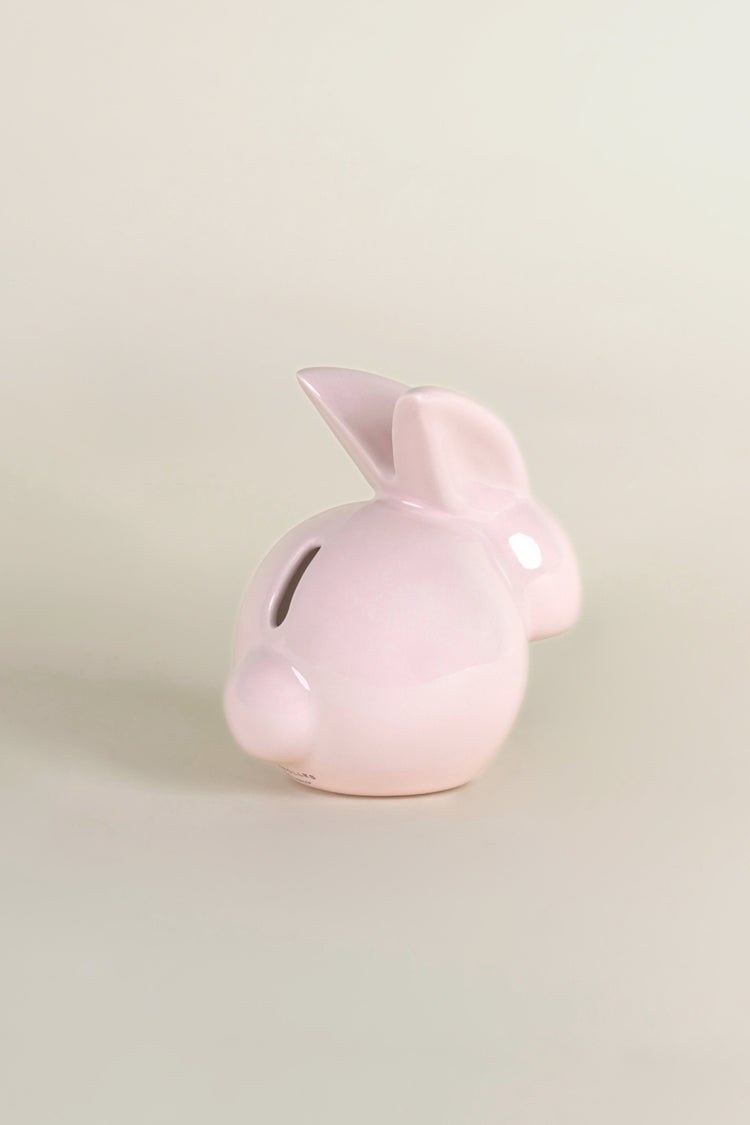 Lapin tirelire en céramique