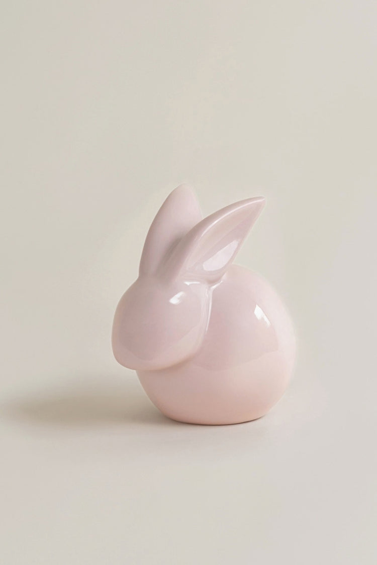 Lapin tirelire en céramique