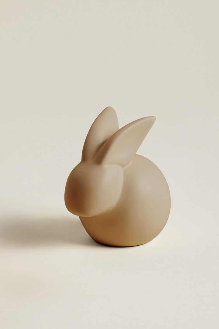 Lapin tirelire en céramique