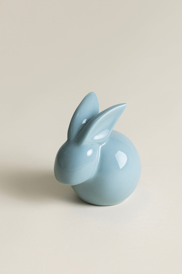 Lapin tirelire en céramique