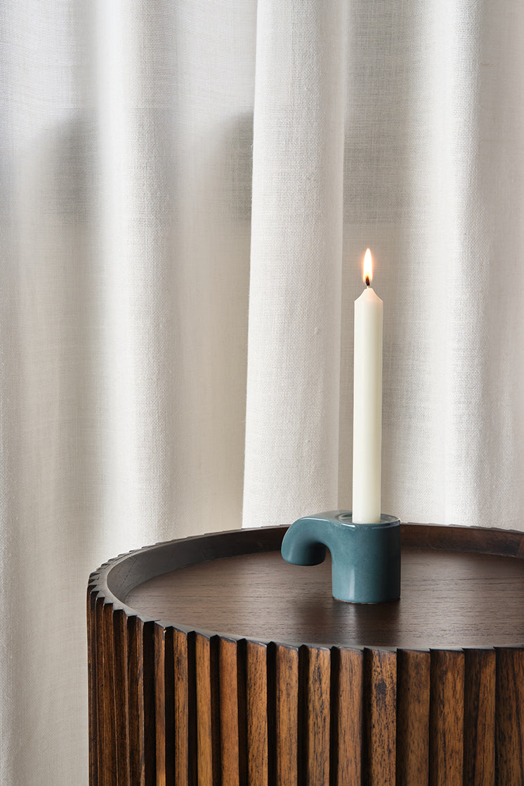 Bougeoir Archet avec bougies flambeaux Charolles